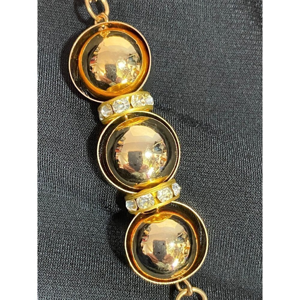 JM Studio John Meyer Black Slinky Fabric Midi Dress with‎ Necklace Size 2X - Picture 6 of 12